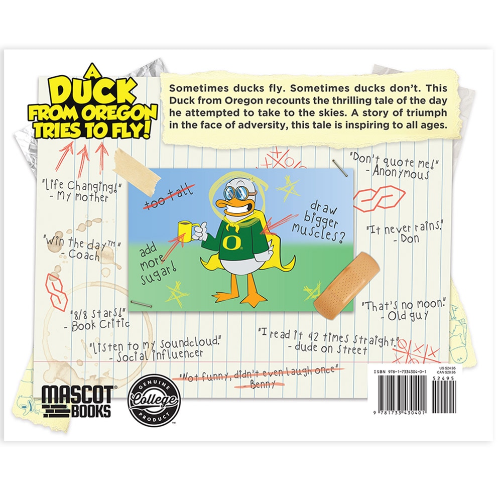 The Duck, A Duck from Oregon Tries to Fly!, 9781733430401, Mascot Books, Juvenile Fiction, Books